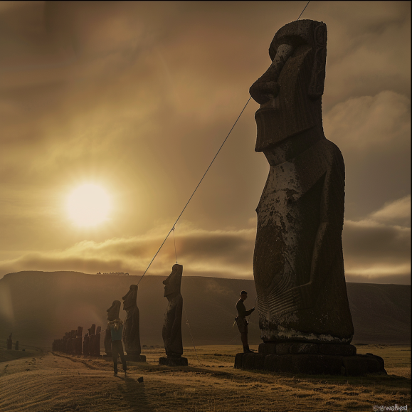 The Truth Behind the ‘Walking’ Statues of Easter Island